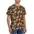 thumbnail image 2 of Bixox Men's Skulls Printed Short Sleeve Skinny Athletic T-Shirt, 2 of 6