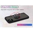 thumbnail image 6 of is Specially Designed for iPhone 11 Anti-Scratches,Anti-Fingerprint, Built-in 360° Rotating Ring Bracket Solid and Durable Magnetic car Phone case, Suitable for iPhone 11 6.1inches Male-Black, 6 of 6