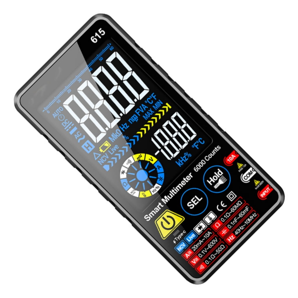 Miniature Digital Multimeter for Electrical Testing in Education and On Site Maintenance Various Electrical Measurements