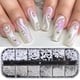 thumbnail image 3 of Perlas blancas para uñas, abalorios de Caviar para decoración de uñas, diseño de media forma, cristales 3D, pedrería, accesorios de manicura LA2070, 3 of 4