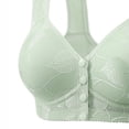 thumbnail image 3 of Gytharion Women's Large-size Lace Bras Front-buttoned Wireless Wide Straps Bras Soild Color Comfortable Everyday Bras,36B-44B, 3 of 4