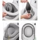 thumbnail image 3 of Funda para asiento de inodoro, multicolor, protección cálida, gruesa y suave, lavable y compatible con todos los asientos de inodoro (gris) kaili Sencillez, 3 of 5