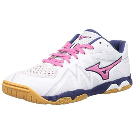 [Mizuno] Table Tennis Shoes Wave Medal RISE Women's White/Pink/Navy 25. ...