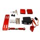 thumbnail image 4 of Servo de dirección de coche RC Juego De Engranajes De Dirección De Metal Para 1/12 MN-D90 FJ-45 RC Model Car Parts Red rojo Magideal Servo de dirección de coche RC, 4 of 6