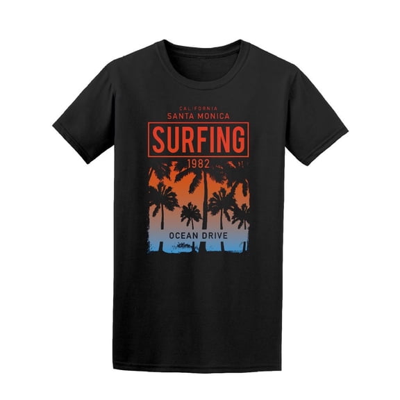 Santa Monica Surfing Tee Men's -Image by Shutterstock