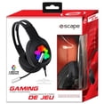 thumbnail image 3 of Escape - Gaming Headset, Stereo, Wired with Built-in Microphone and Remote Control, Black, 3 of 3