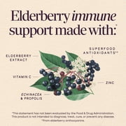 Nature's Way Sambucus Immune Elderberry Syrup, Zinc & Vitamin C, Dietary Supplement, Unisex, 4 fl oz