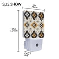 thumbnail image 4 of Yayeee LED Plug in Night Light for The Home with Auto Dusk to Dawn Light Sensors, 2 Pack, White and Black, 4 of 6