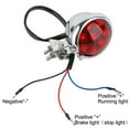 thumbnail image 4 of Motorcycle LED Rear Tail Light Brake Stop Lamp Moto LED Tail Light for Chopper Cafe Chrome, 4 of 8