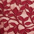 thumbnail image 4 of EMERALD SUNDAE Womens Burgundy Sleeveless Illusion Neckline Short Cocktail Body Con Dress L, 4 of 4