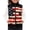 American Flag, variant on Polyester Fabric Kids Polar Fleece Vest Jacket with Lightweight with Pockets Children's blanket warm vest for Fall, Bohemian Tribal & Leopard Print Combo Kids Fleece Vest