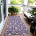 thumbnail image 6 of Addison Rugs Chantille Indoor/Outdoor Transitional Geometric Purple Washable Runner Rug, 2'3" x 7'6", 6 of 6