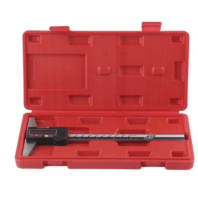 Calibrador Vernier digital de acero inoxidable de alta precisión, herramienta de medición de 0 a 150 mm (0,01 mm)