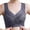 Grey, variant on Padded Bras for Women Comfortable Wireless Bras Push Up Seamless Bralettes Soft V Neck Full Coverage Everyday Bra Blue,5XL