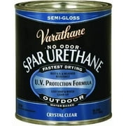 Rust-Oleum Varathane 250241H 1-Quart Classic Clear Water Based Outdoor Spar Urethane, Semi Gloss Finish by Rust-Oleum