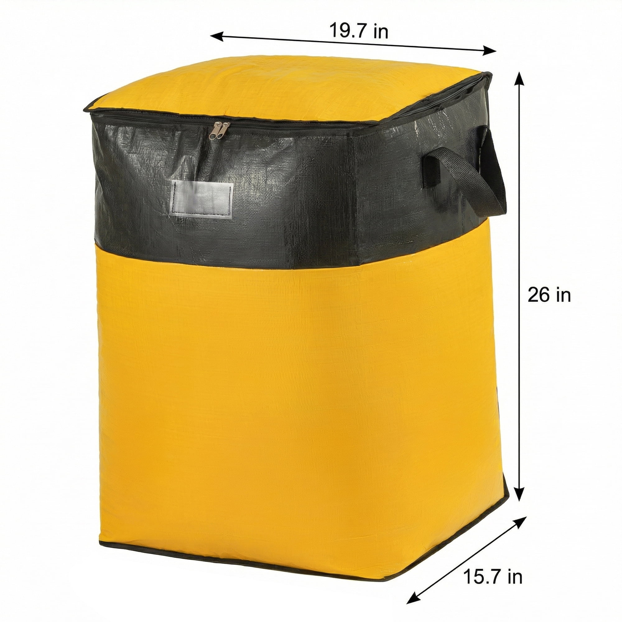 Unique Bargains Storage Bags for Organizing Closet Organizers Yellow 19.7"x15.7"x26"