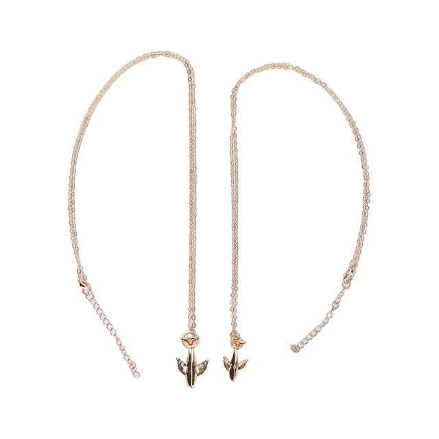 2 uds. Collar con colgante de delfín y ballena, collar con colgante en forma de animales de aleación, regalo de joyería para novio, novia, dorado