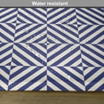 thumbnail image 6 of Ambesonne Geometric Place Mats Set of 4, Symmetrical Pattern, Standard Size, Pale Blue Dark Blue, 6 of 6