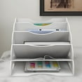 thumbnail image 5 of Natwind PVC 5 Compartments Letter-Size Desk File Organizer, 5 of 8