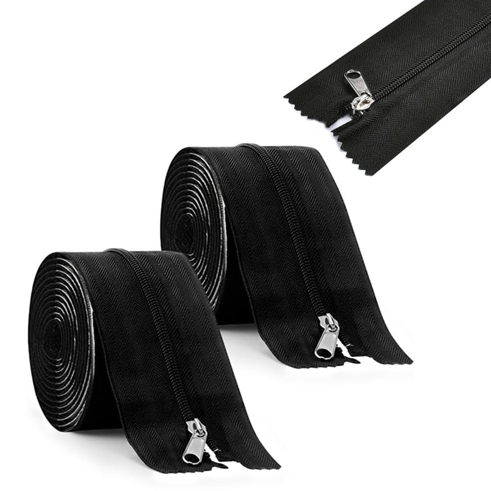 2 Roll Large Zipper for Barriers 7ft x 3in Zipper Door Tape for Greenhouse
