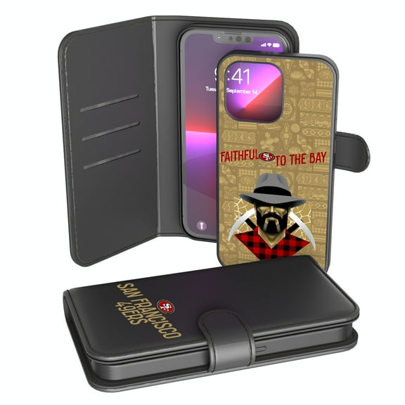 Keyscaper Black San Francisco 49ers iPhone Wallet Case