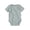 126Grey2326, variant on MEZZALL Child Baby Bodysuits Short Sleeve Envelope Shoulder Romper Boys Solid Color Crew Neck Stylish Onesies