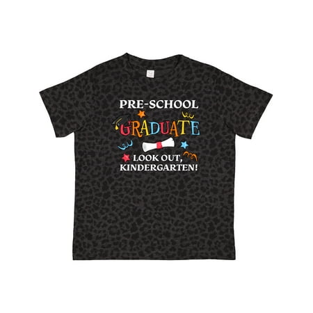 

Inktastic Pre-School Graduate Look Out Kindergarten! Gift Toddler Boy or Toddler Girl T-Shirt