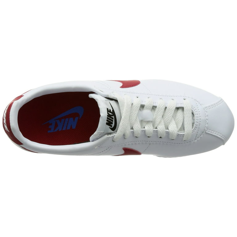 Nike Classic Leather Women's Low-Top Ladies Trainers Tennis Shoes - Black or (White/Varsity Red/Varsity Royal, - Walmart.com