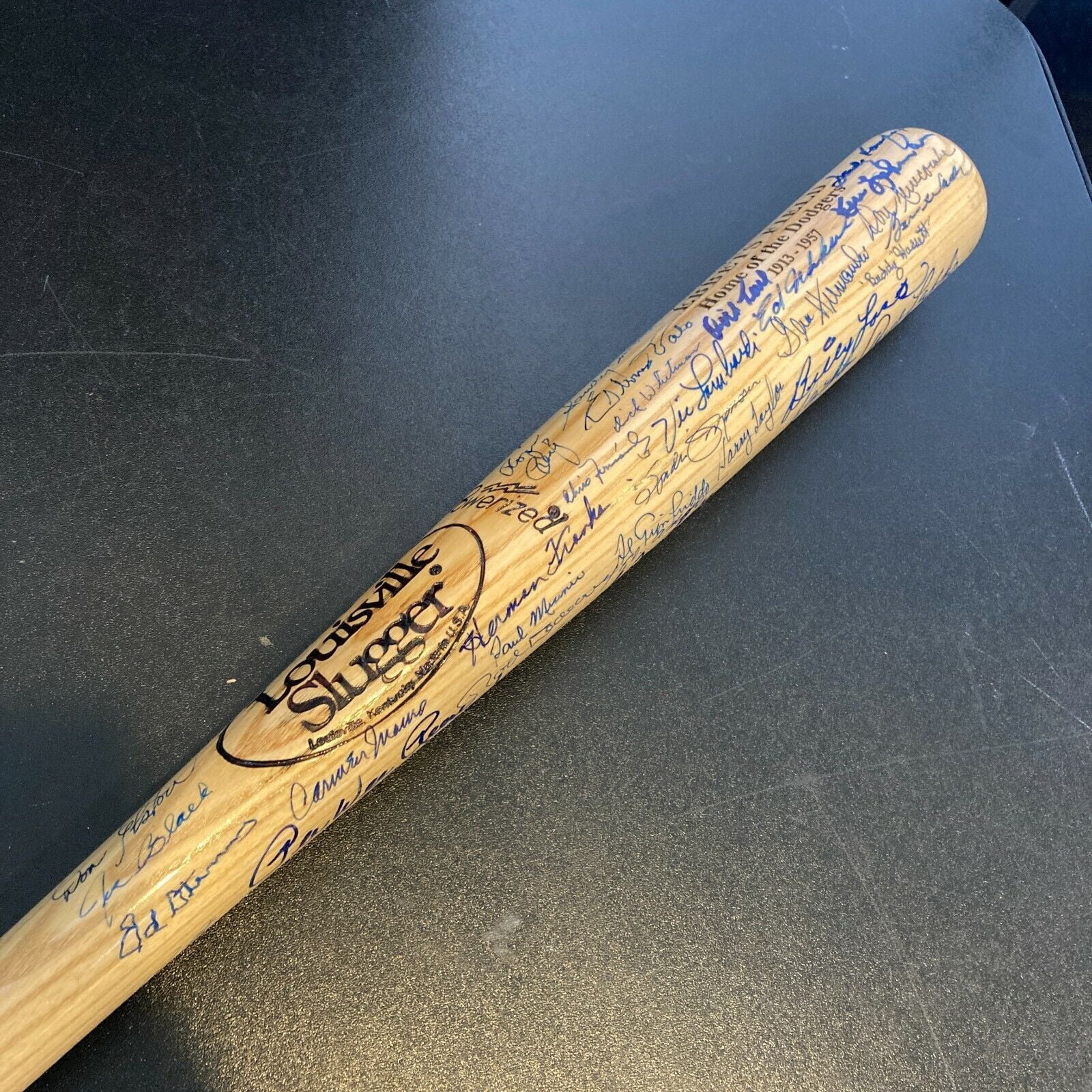 Brooklyn  Los Angeles Dodgers Multi Signed Bat 70+ Sigs! JSA COA Sandy Koufax