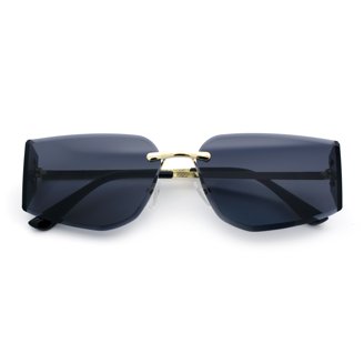 Rimless Wrap Around Bling Sparkling Star Hinge Thick Temple