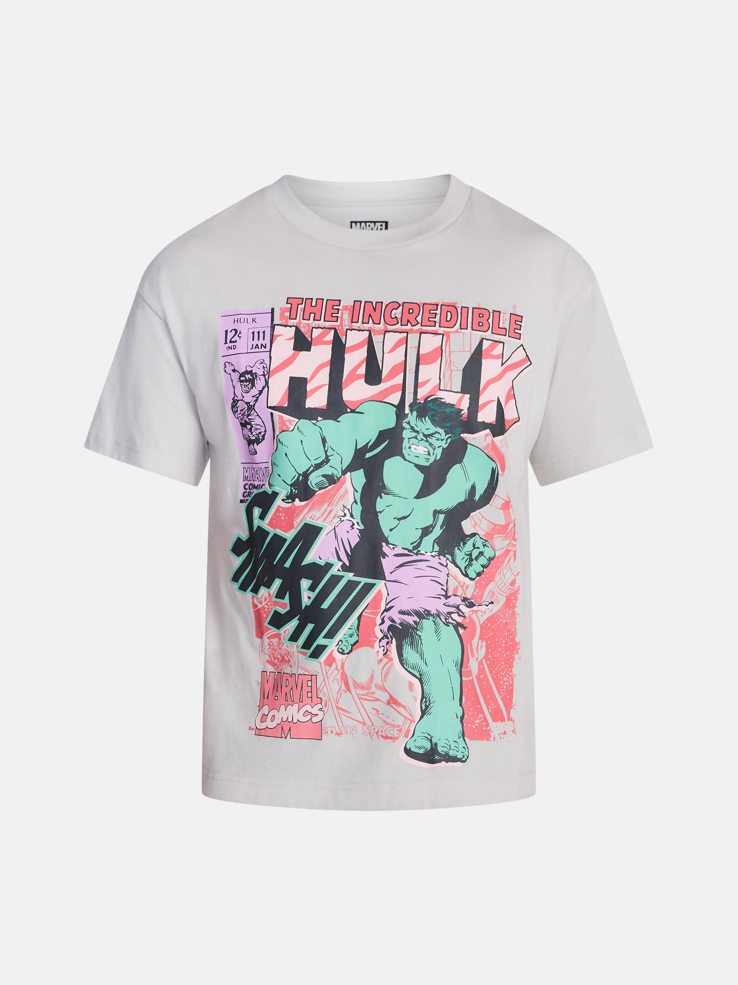 Marvel Comics Men's and Big Men's Hulk Smash Graphic Tee, Sizes S-3XL