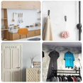 thumbnail image 5 of 40pack Black Hooks Wall Hooks Clothes Hooks Robe Hook Towel Hook Hat Hook, 5 of 5