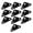 Large black, variant on 10Pcs Tent Rope Adjusters Awning Rope Fasteners Rope Adjusters Wind Rope Buckles Guyline Tensioners Tent Cord Tensioners
