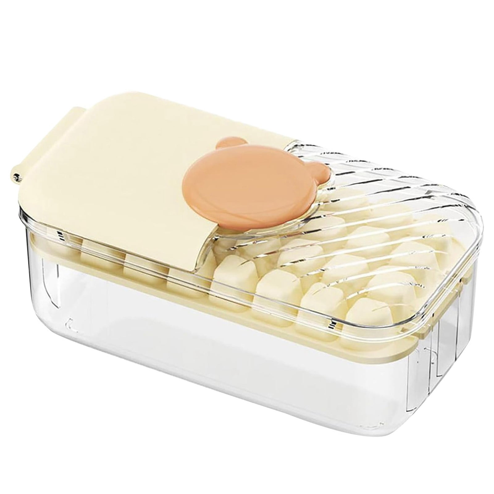 32 Pieces Ice Cube Square Ice Cube Tray Ice Cube Maker Home Food Grade Large Capacity Ice Cube Storage Box With Scoop Reusable Silicone Antifreeze Bucket Kit High-quality