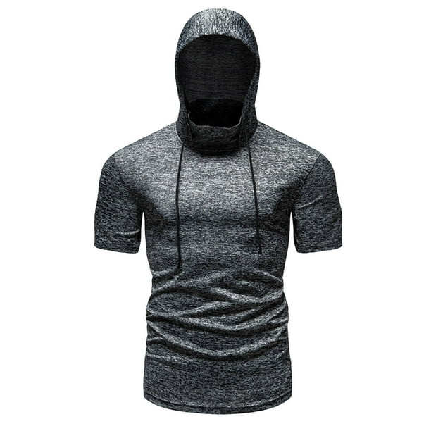 pstuiky camisetas de hombre, Camiseta de manga corta con cuello redondo y estampado liso para hombre camisas casuales para hombre xxl