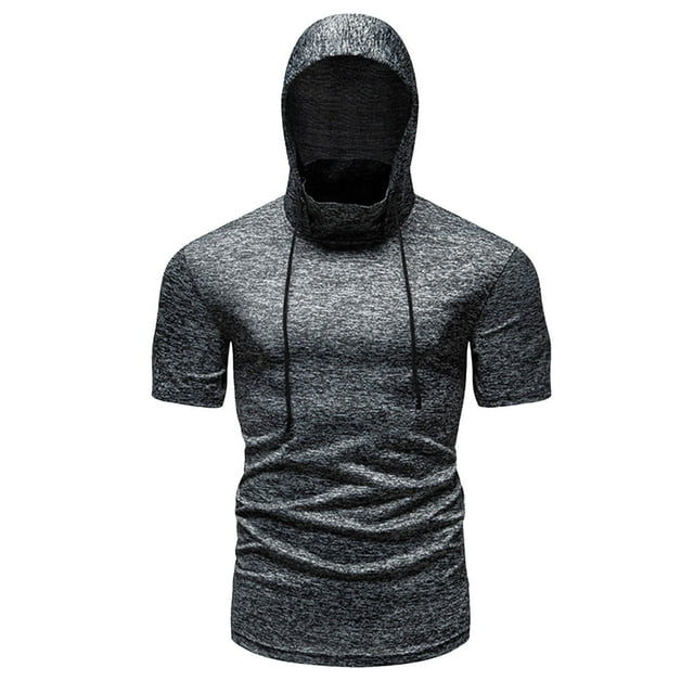 pstuiky camisetas para hombre, Camiseta de manga corta con cuello redondo y estampado liso para hombre camisas casuales para hombre xl