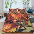 thumbnail image 2 of Mazmorras y Dragones Conjunto de sábanas temático, trío de piezas, cómodo y amigable con la piel, diseño único, regalo de decoración para el hogar para familiares, amigos y fans, 90 cm * 190 cm, 2 of 6