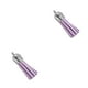thumbnail image 4 of Llavero encantos Injueey 28 piezas Borla decoración DIY Púrpura claro 2Conjunto, 4 of 6