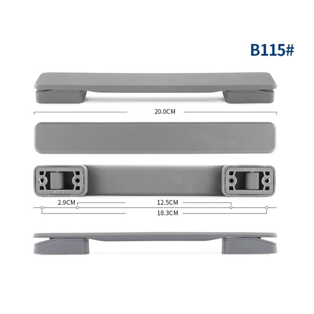 Luggage Handle Plastic Pull Handles Grip Replacement Parts for Travel