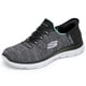 thumbnail image 1 of Zapatillas Skechers Summits para Mujer con Memoria de Forma y Diseño Slip-In, Veganas, Negras, 1 of 7