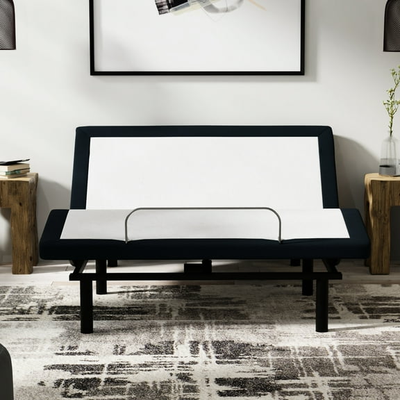 King Size Adjustable Bed Base: Zero Gravity, , Charcoal Color Massages, 14.57in Height