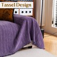 thumbnail image 5 of Jessy Home Sofa Cover Slipcover Couch Cover Protector Durable Multi-Function Furniture Cover for Dogs Cats Home Decor 71"x 150"Purple, 5 of 7
