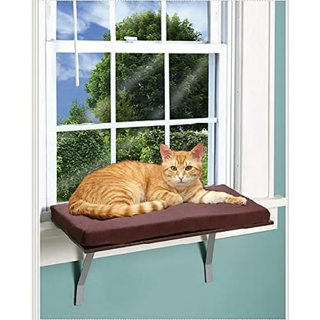 Foam Cushion Deluxe Kitty Window Perch With Fleece