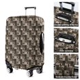 thumbnail image 5 of Multicolor Bigfoot and Checkerboard Pattern Luggage Cover Fashion Suitcase Cover Baggage Covers Fit 25-28 Inch Luggage (Go Travel), 5 of 5