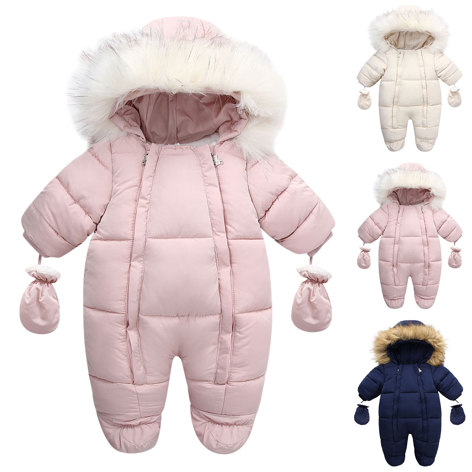 shoper Kids Snow Suits Waterproof Winter Coat and Snow Pants Set Windproof Snowboarding Unisex Kid Winter Snowsuit Navy 90