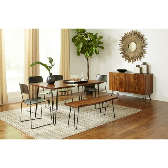 Jofran Nature's Edge Solid Wood 60" Modern Live Edge Dining Table