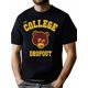 thumbnail image 1 of [Music Printed College Dropout Tee] Black Music Printed College Dropout T-Shirt - Men's Short Sleeve Casual Tee - Summer Cotton, 1 of 6
