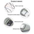 thumbnail image 3 of 2pcs New Travel Accessories Practical Fashion Suitcase ID Addres Holder Anti-Lost Luggage Tags Luggage Tag Portable Labels BROWN, 3 of 8