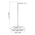 thumbnail image 2 of Uxcell Desk Paper Receipt Holder Spike Restaurant Invoice Bill Ticket Spindle, Silver 3pcs, 2 of 5