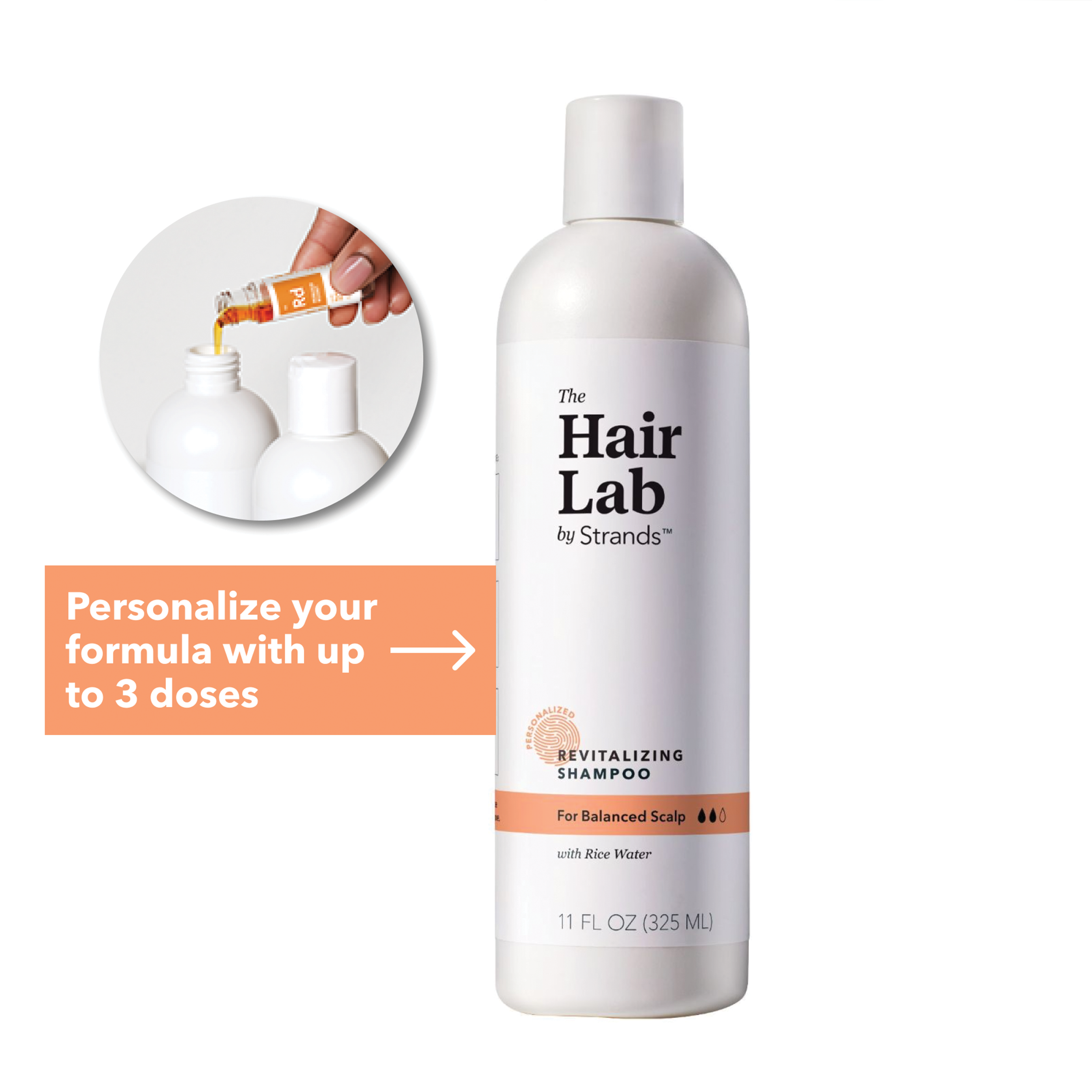 The Hair Lab Revitalizing Shampoo with Rice Water for Balanced Scalp, Sulfate & Paraben Free, 11 oz. - image 3 of 9